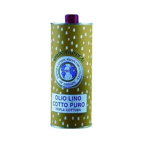 Olio Di Lino Cotto Puro Tripla Cottura Lt. 1 065326 Azimuthshop - Foto 2
