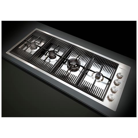 7681 000 Acciaio inox Da incasso 111.5 cm Gas 4 Fornello (i) - Foto 2