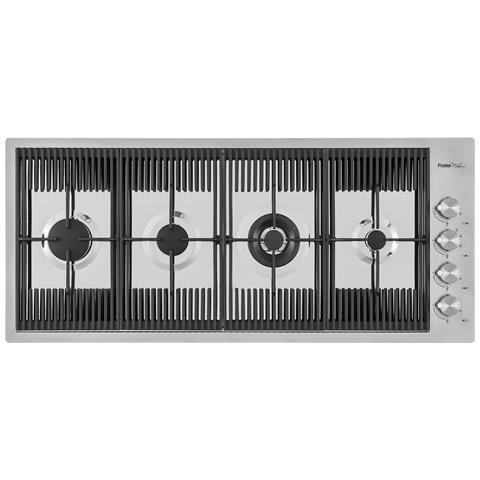 7681 000 Acciaio inox Da incasso 111.5 cm Gas 4 Fornello (i) - Foto 1