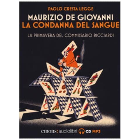 Maurizio de Giovanni - La condanna del sangue. La primavera del commissario Ricciardi letto da Paolo Cresta. Audiolibro - Foto 1