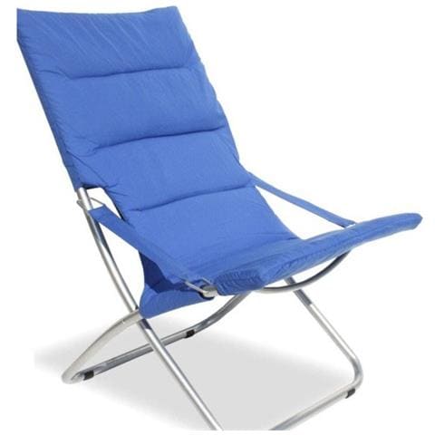 Poltrona Acciaio Canapone Blu 04906 - Foto 1