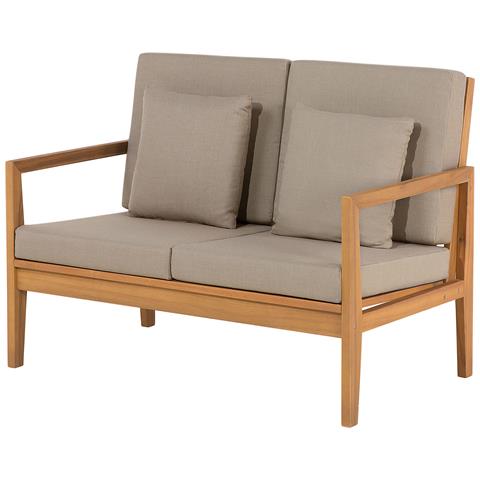 Set Da Giardino 7 Posti In Legno Certificato Cuscini Grigi Inclusi Pataja - Foto 22