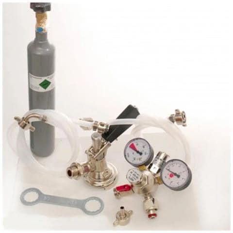 Kit Accessori Con Attacco Fusto Birra Tipo A Tubo Per Birra Da 7 Mm E 0 5 Kg Bombola Co2 - Foto 3