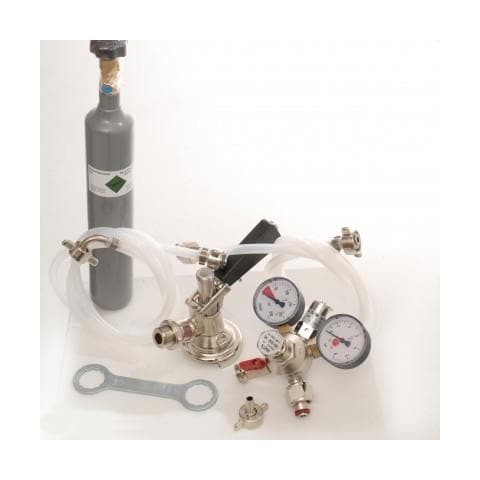 Pacchetto Accessori Con Raccordo Piatto, Tubo Per Birra Da 7 Mm E 0,5 Kg Bombola Co2 - Foto 1