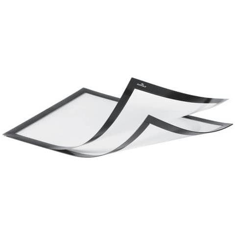 Cornici Con Pannello Magnetico Duraframe® Magnetic Plus A4 Nero 236x323mm Conf. 2 - 498501 - Foto 1