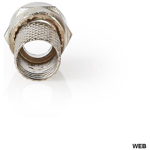 Connettore F Maschio Per Cavi Coassiali Da 7,5mm Confezione Da 25 Pezzi - Foto 1