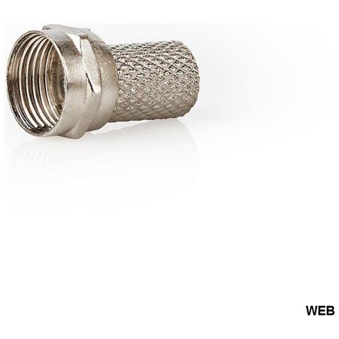 Connettore F Maschio Per Cavi Coassiali Da 7,5mm Confezione Da 25 Pezzi - Foto 3