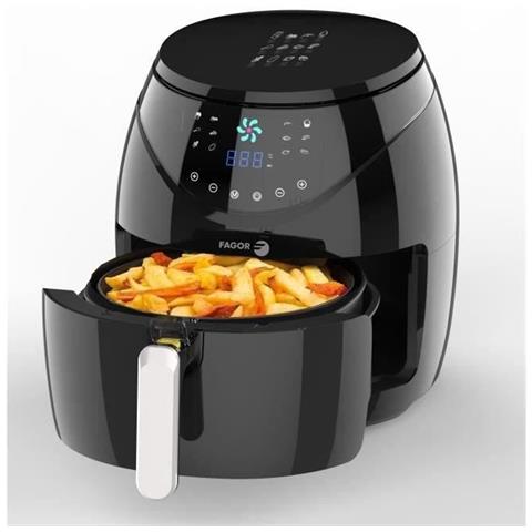 FAGOR - Fg145fr - Friggitrice Ad Aria 5,5 L - 1800 W - Touch Screen - Oil  Free - 12 Preset Di Cottura - Timer - Nero - ePRICE