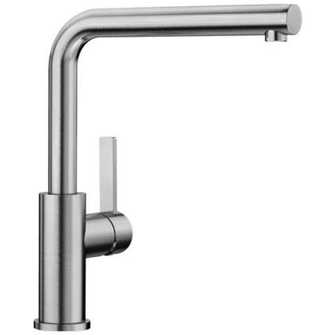 Miscelatore, Rubinetto Cucina, Bocca Girevole 360ø, Blanco Lanora, Solido Acciaio Inox Spazzolato, Rubinetto A Cartuccia In Ceramica - Foto 2