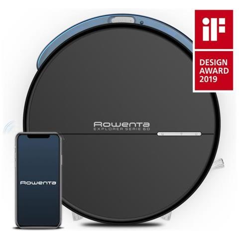 Explorer Rr7455 Aspirapolvere Robot 0,4 L Senza Sacchetto Nero - Foto 1