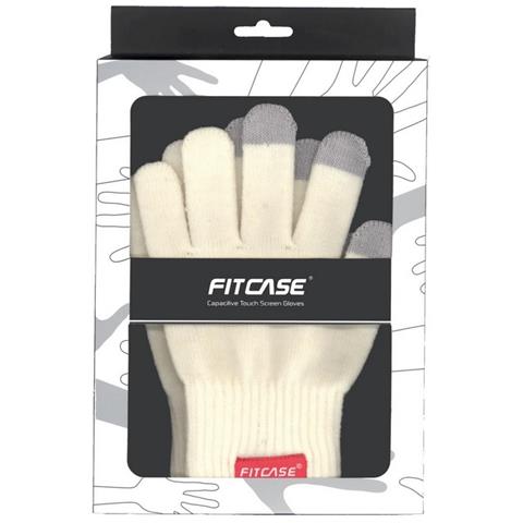Guanti Capacitivi Touchscreen Size Xl Bianco Per Smartphone E Tablet - Foto 1
