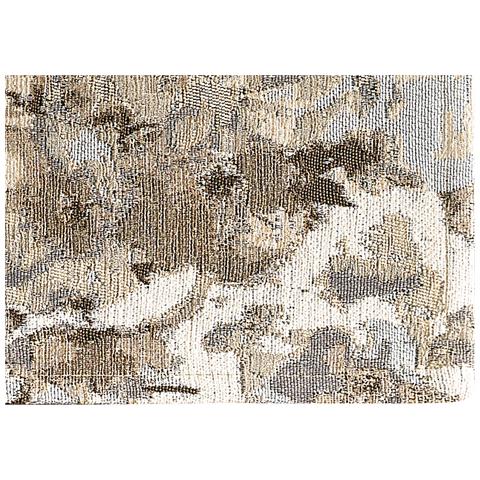 Tappeto Arredo Salotto Antiscivolo Scendiletto Camera Dis. Dubai By Suardi 85x150 Tortora - Foto 2