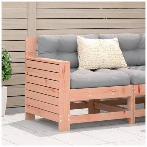 Divano Da Giardino Senza Braccioli Con Cuscino Massello Douglas - Foto 1