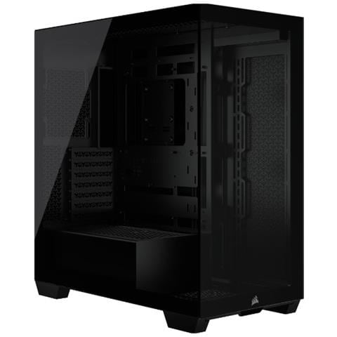 Case 3500X Midi Tower EATX 3 Porte USB x 3.2 Colore Nero (Finestrato) - Foto 1