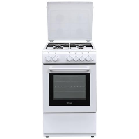 De’Longhi DL554EW, Cucina, Bianco, Manopola, Bianco, Frontale, Gas - Foto 2