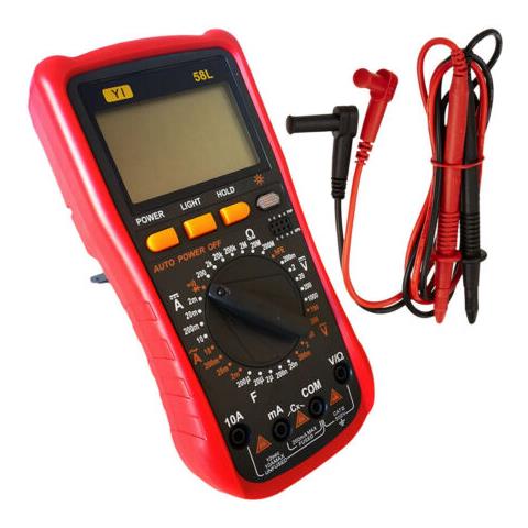 Multimetro Tester Digitale Professionale Volt Ampere Farad Puntali Yi-58l - Foto 1