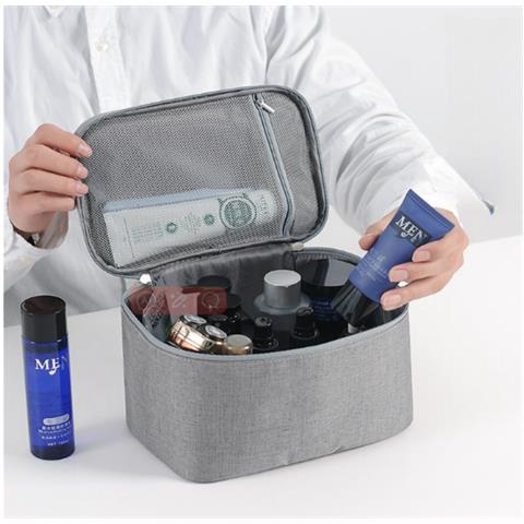 Borsa Da Toilette Di Grande Capacità, Organizer Da Viaggio Per Cosmetici Da Donna E Da Uomo - Foto 2
