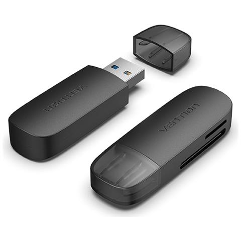 CLGB0 lettore di schede USB 3.2 Gen 1 (3.1 Gen 1) Nero - Foto 1