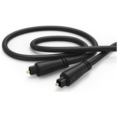 Cavo in Fibra Ottica 0,75 m Toslink ODT Nero - Foto 1