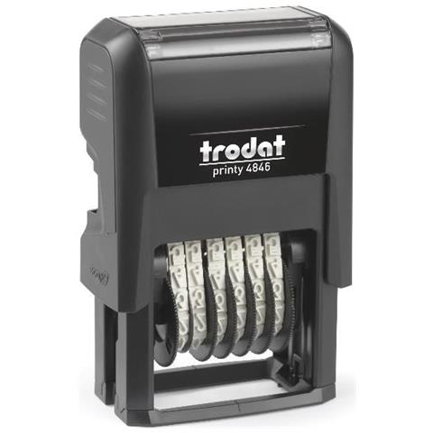 Timbro Numeratore Printy 4846 P4 Autoinchiostrante 6 Bande 4mm Nero - Foto 1