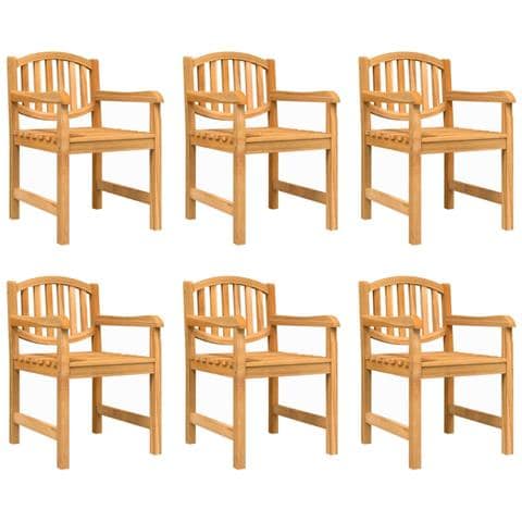 Set Da Pranzo Da Giardino 7 Pz In Legno Massello Di Teak - Foto 3