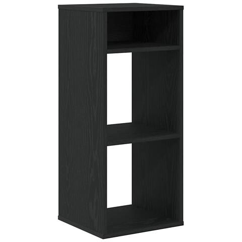 Libreria Nera 34x31x80 Cm In Legno Multistrato - Foto 2