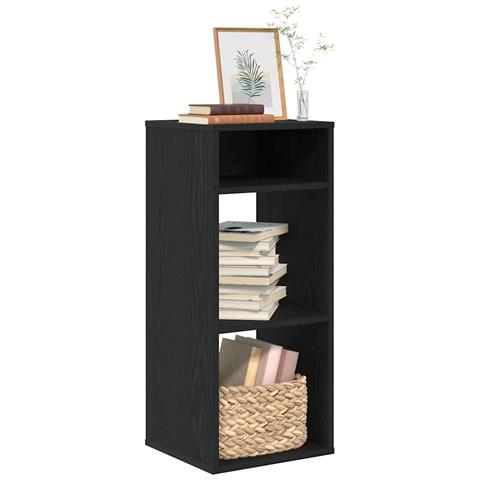 Libreria Nera 34x31x80 Cm In Legno Multistrato - Foto 1