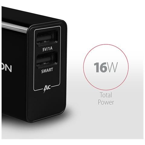 Acu-ds16 Caricabatterie Per Dispositivi Mobili Interno Nero - Foto 2