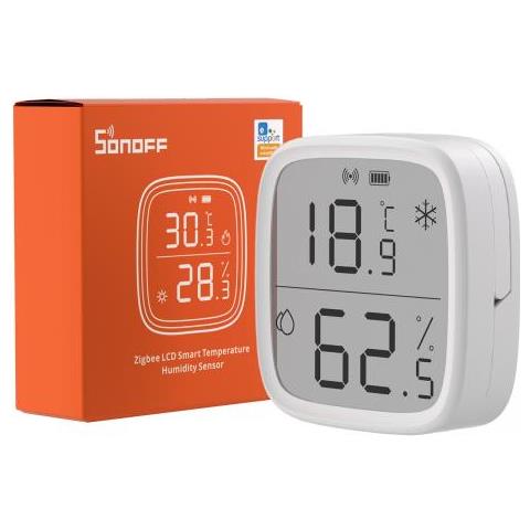 Zigbee Interno Sensore Di Temperatura E Umidità Libera Installazione Wireless - Foto 3