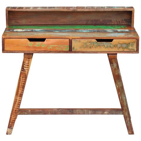 Lusso Casadino -  Scrivania In Legno Massello Anticato - Foto 1