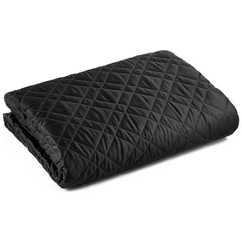 Copriletto Trapuntato Dreaming Raso In Raso Di Cotone Colore Nero Misura Matrimoniale - Foto 3