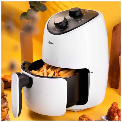 JEFR1223 friggitrice Singolo 2 L Indipendente 1000 W Friggitrice ad aria calda Nero, Bianco - Foto 6