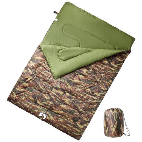 Sacco Pelo Doppio Campeggio con Cuscini per Adulti 3-4 Stagioni - Foto 1