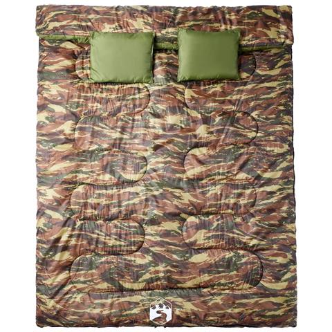 Sacco Pelo Doppio Campeggio con Cuscini per Adulti 3-4 Stagioni - Foto 2