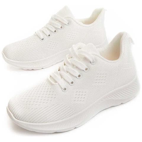 Scarpe Da Ginnastica Fitcrosw7 Bianche Bianco Materiale Sintetico - Foto 1