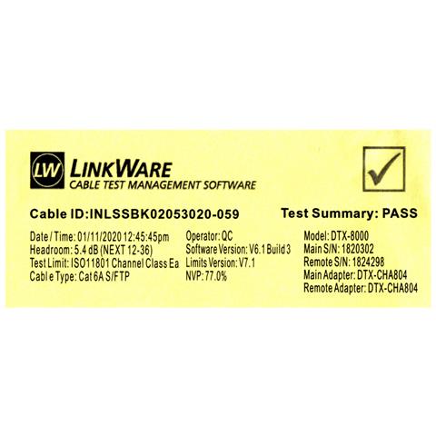 Cavo patch Lan PUR Industriale, S /FTP, Cat. 6a, nero, 7,5m - Foto 4