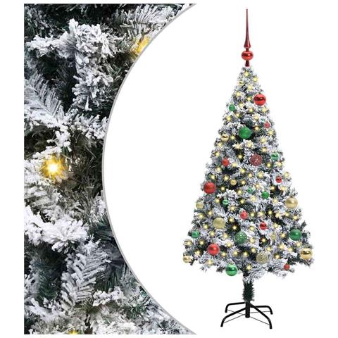 Albero di Natale artificiale con 150 LED Bianco 150 cm - Foto 1