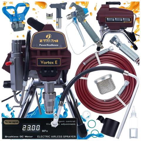 Pompa A Pistone Zenthril Vortex E - 3000w, 20mpa, 3,5l /min | Tecnologia Powerxcellence | Vernici A Base D'acqua E Solvente - Foto 1