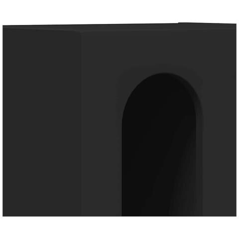 Comodino 2 pcs Nero 40 x 35 x 50 cm Legno multistrato - Foto 9