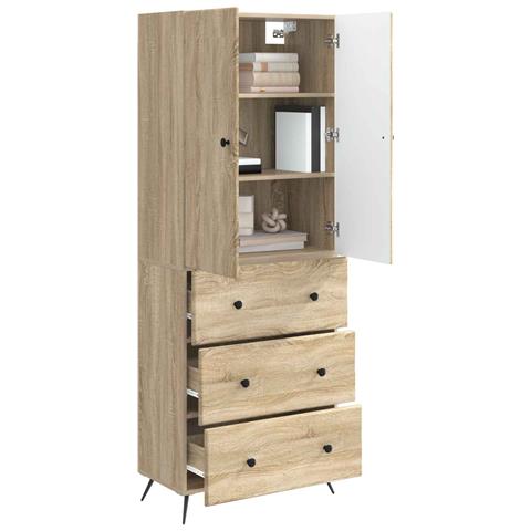 Set di armadi 2 pcs Rovere Sonoma 66 x 34,5 x 90 cm - Foto 2