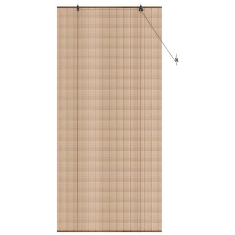 Tenda a rullo Marrone 110 x 220 cm Bambù - Foto 2