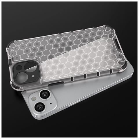 Custodia Ibrida Rinforzata Blu Per Iphone 14 - Foto 7