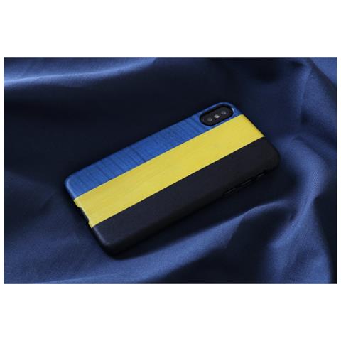 Custodia Per Iphone X /xs, Blu E Nera - Foto 3