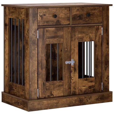 Mobile da cassa per cani Rovere Fumo 80 x 47,5 x 80 cm - Foto 1