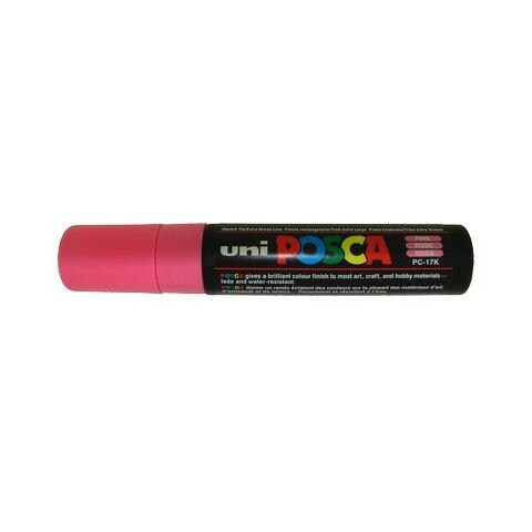 pz. 1 Marcatore Uni Posca a scalpello rosa M PC17K RA - Foto 1