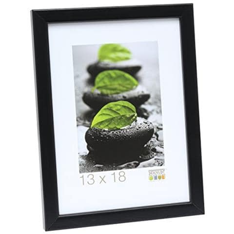 Cornice Portafoto in Legno 29,7 x 42 cm Colore Nero - Foto 1