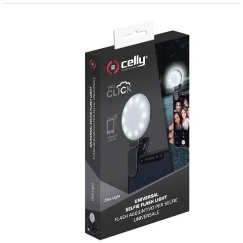 Clicklight Luce Flash Aggiuntiva per Smartphone e Tablet - Colore Nero - Foto 4