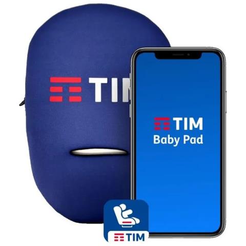 BabyPad Dispositivo Smart Pad Antiabbandono per Seggiolino Auto Colore Blu - Foto 1
