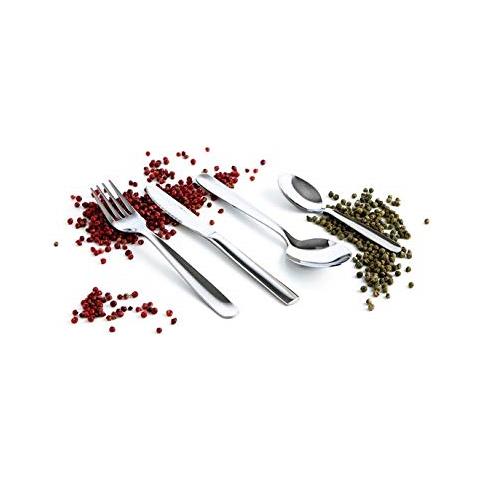 Mazo 12 Cucchiaio Da Dessert Inox Universale Qd, Nero, Standard - Foto 2