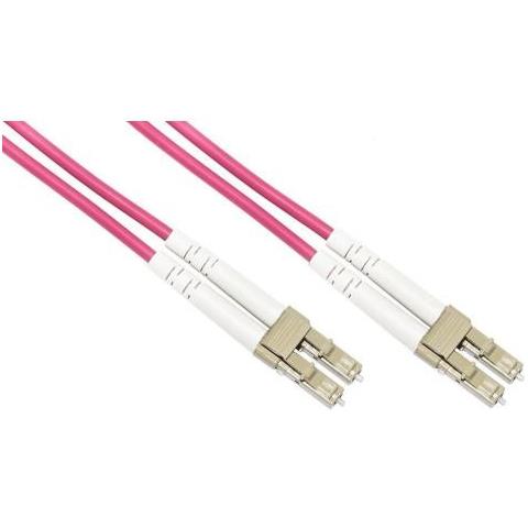 Cavo Fibra Ottica Lc A Lc Multimode Duplex Om4 50/125 Mt. 50 - Foto 2
